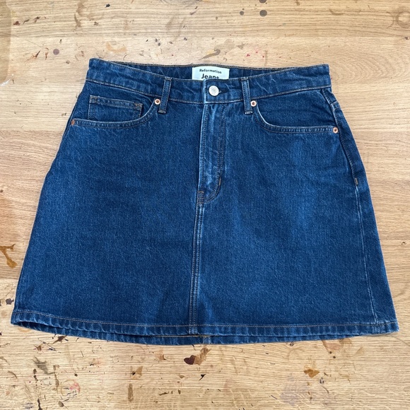 Reformation Dresses & Skirts - Reformation Jeans mini skirt